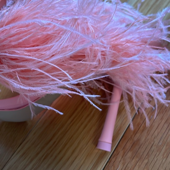 CULT GAIA Shannon feathered mules with stiletto heel is size 6/36 EU - Picture 7 of 10